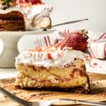 strawberry crunch cheesecake hero shot