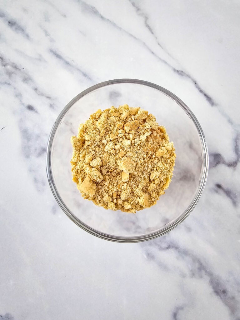 another graham cracker layer for no bake raspberry cheesecake parfait