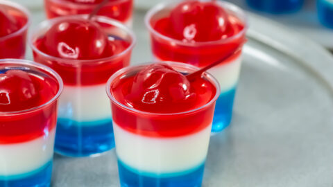 july fourth jello shots