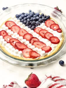 Easy Fourth of July Fruit Pizza Recipe [American Flag Dessert for Busy People]